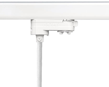 Connector om een eigen hanglamp aan 3-fase railverlichting te hangen