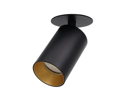 Inbouwspot - HELIOS GU10 zwart