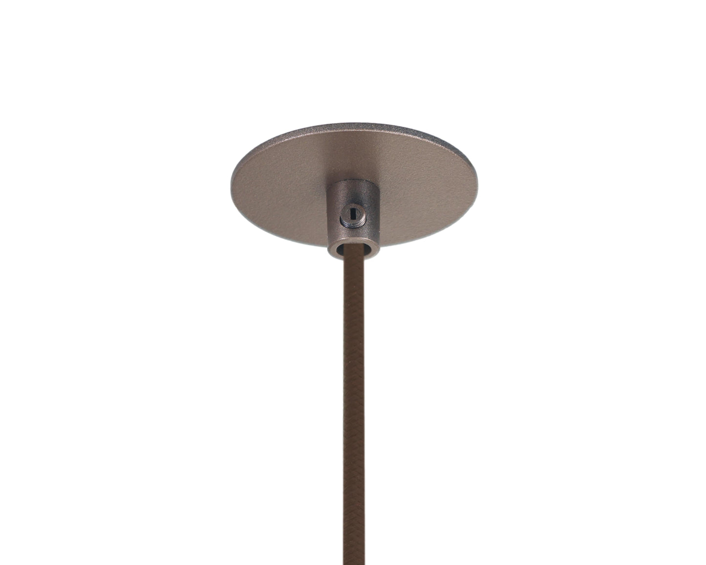 bronzen inbouwrozet voor hanglamp verlaagd plafond