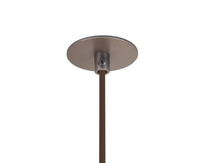 bronzen inbouwrozet voor hanglamp verlaagd plafond