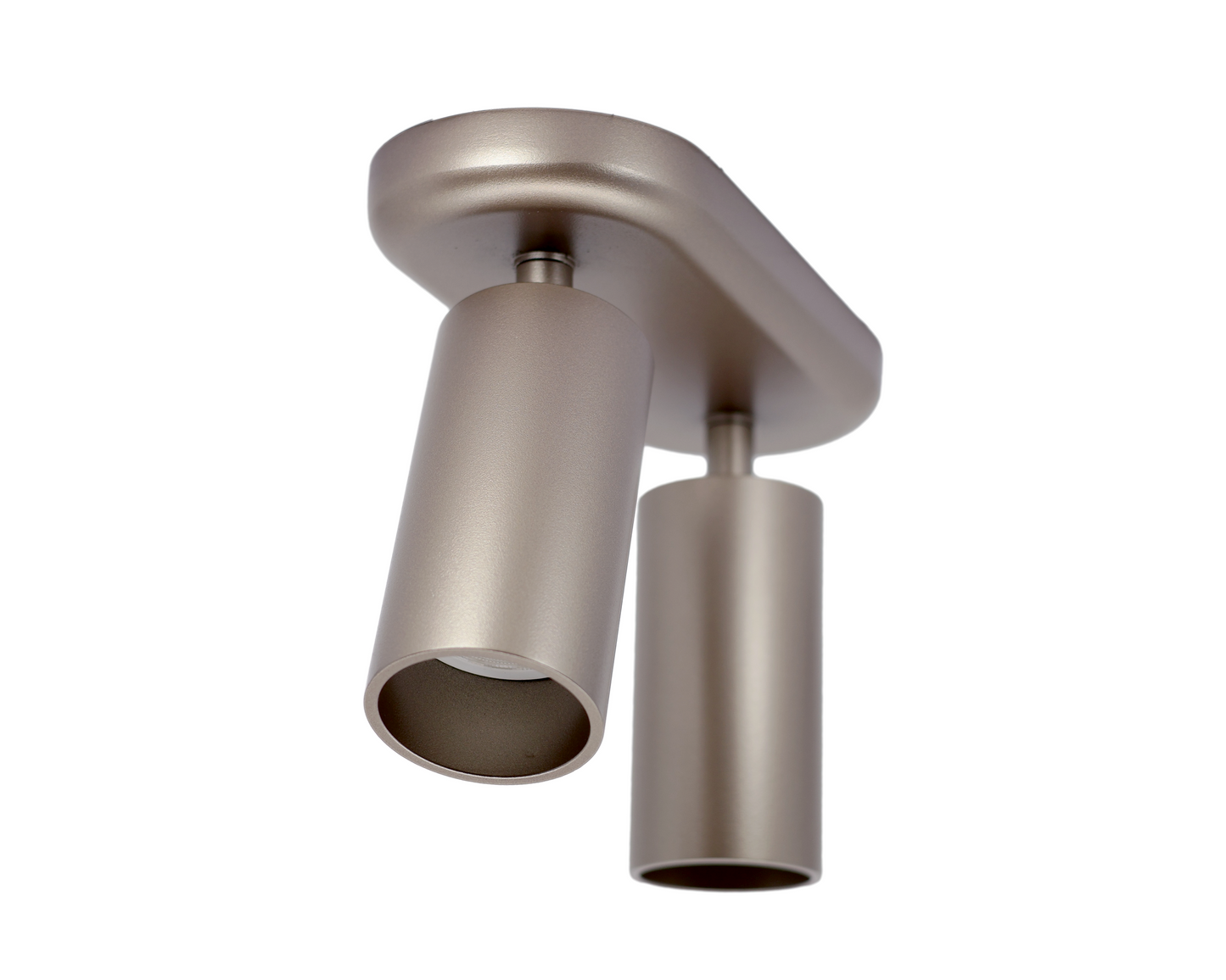 Opbouwspot Champagne - LUXON GU10 - Dubbel