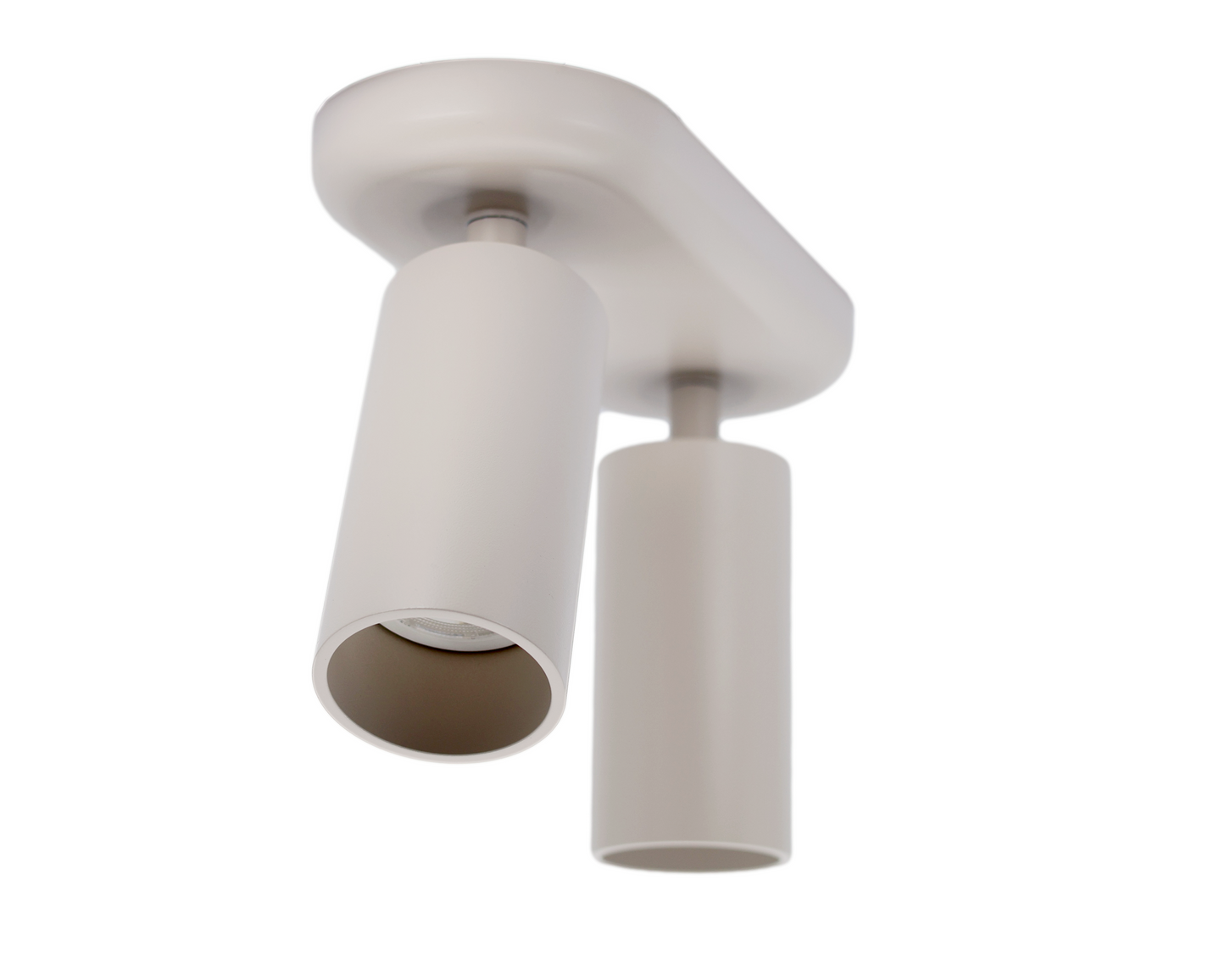 Opbouwspot Beige - LUXON GU10 - Dubbel