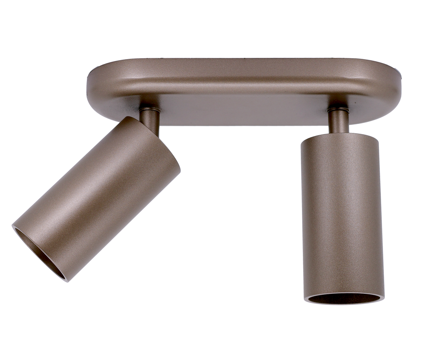 Opbouwspot in een bronzen kleur met een GU10 fitting