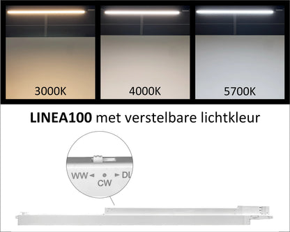 Railspot LINEA 100 wit 3000K|4000K|5700K 3F
