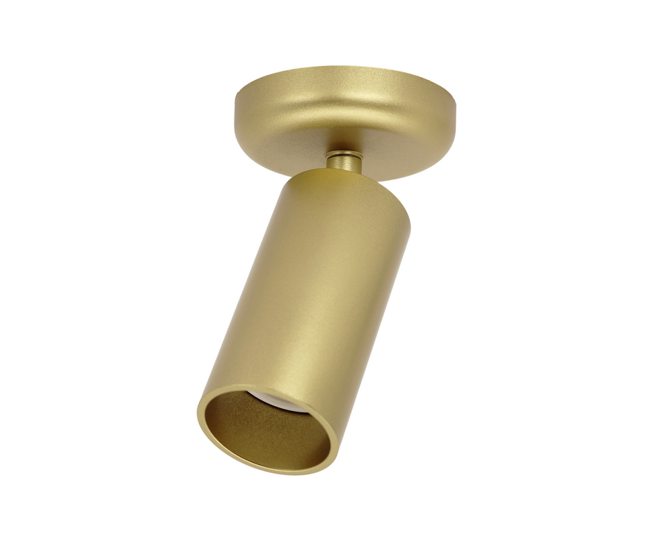 Luxon opbouwspot met luxe messingkleurige coating