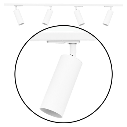 set 4m | voeding einde - MODERN XL GU10 1-fase wit