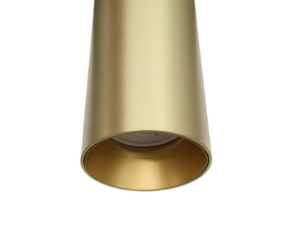 3-fase messing hanglamp met gu10 fitting