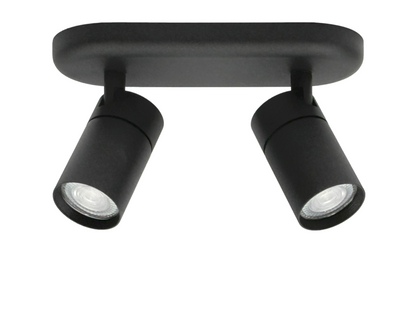 opbouwspot COMPACT DUO | GU10 | zwart