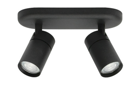 opbouwspot COMPACT DUO | GU10 | zwart