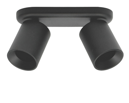 COLLOS DUO zwart - dubbele opbouwspot GU10
