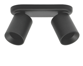 COLLOS DUO zwart - dubbele opbouwspot GU10