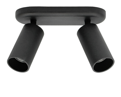 opbouwspot LUXON DUO | GU10 | zwart