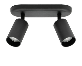 opbouwspot MODERN DUO | GU10 | zwart