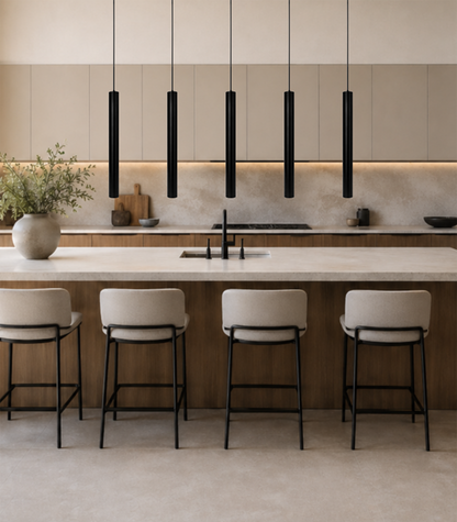 HANGLAMP PENDEL ZWART 3F