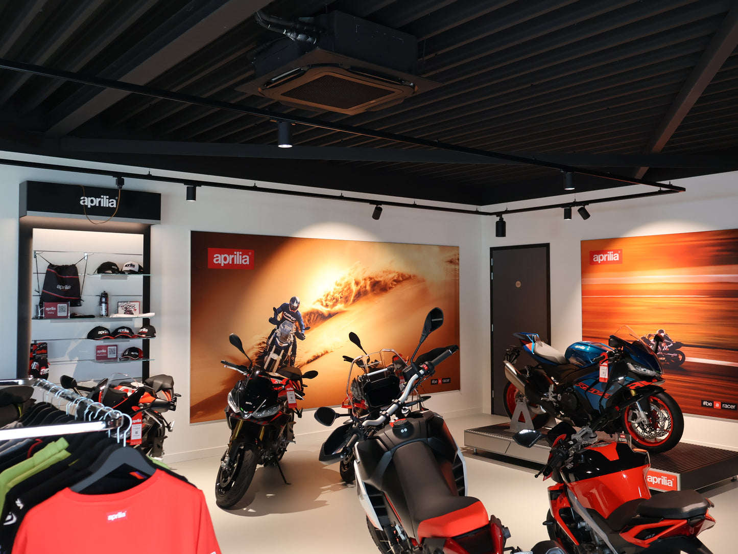 Showroom verlichting zwart