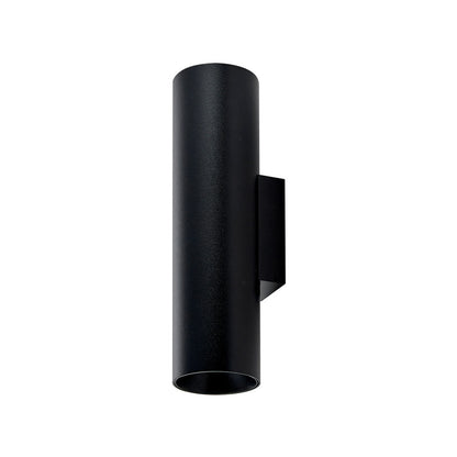 wandlamp zwart dubbele gu10 fitting