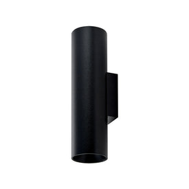 wandlamp zwart dubbele gu10 fitting