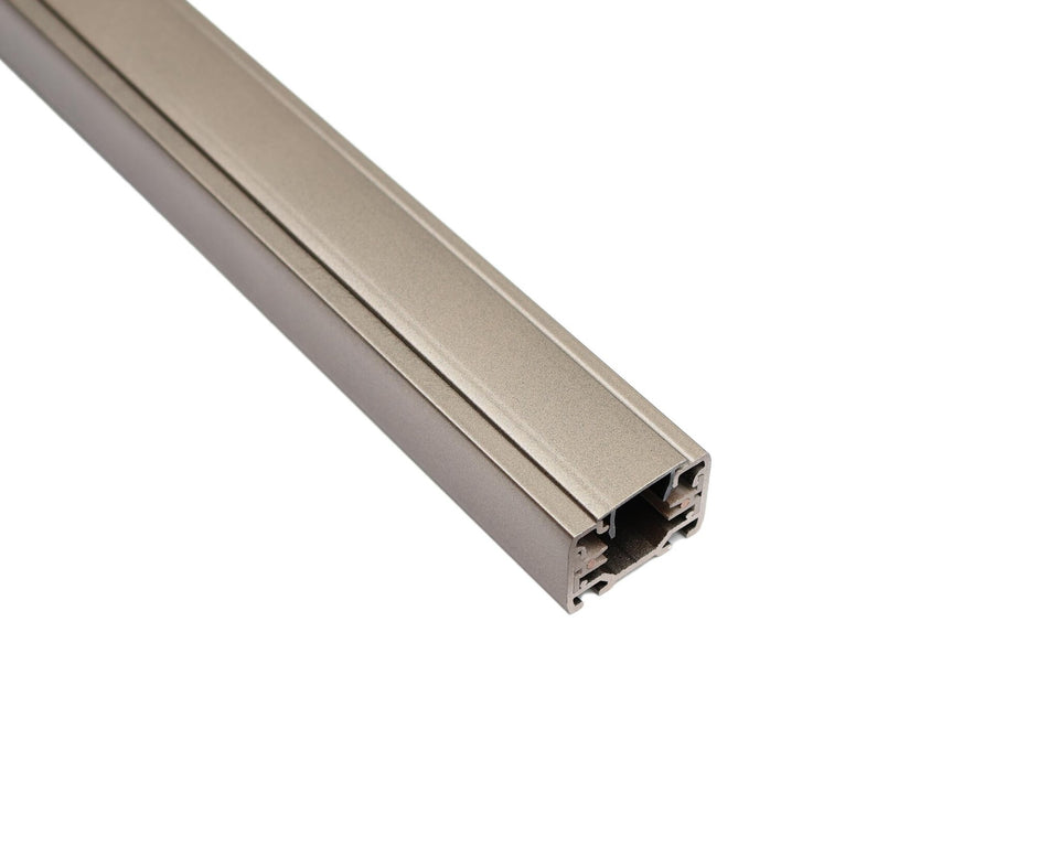 champagnekleurige afdekstrip voor 1-fase railverlichting 