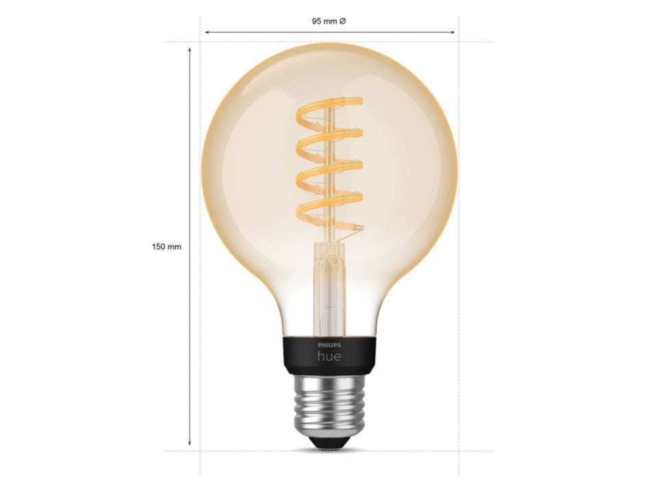 Philips HUE White Ambiance G93  Ø 9,5 cm