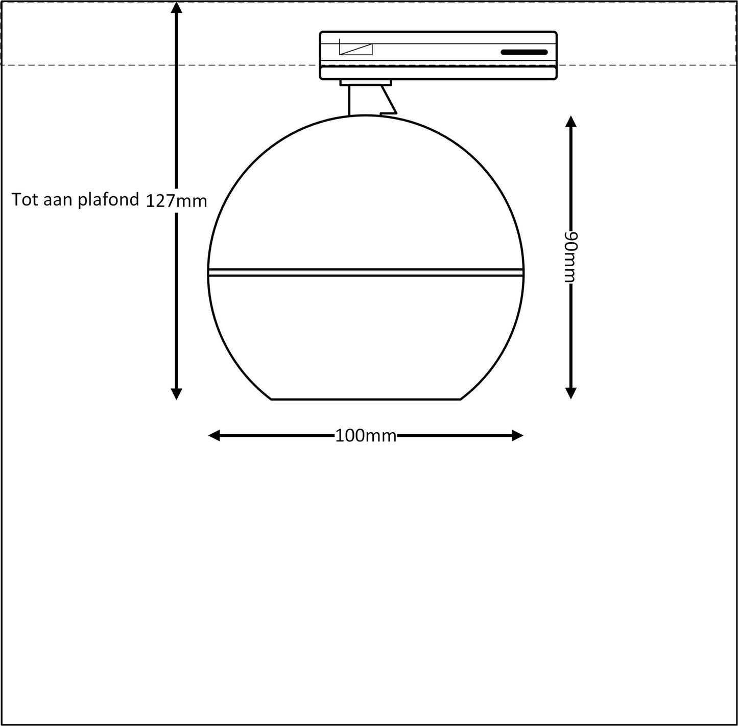 GLOBE wit 1F 2700K