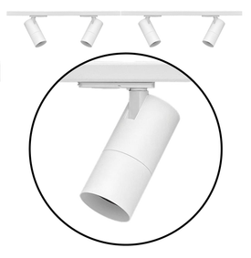 set 4m | voeding midden - BLANC GU10 1-fase wit