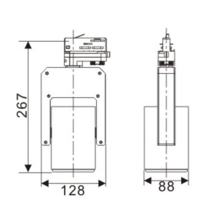 Railspot CUBE 30W 4000K DIM - wit