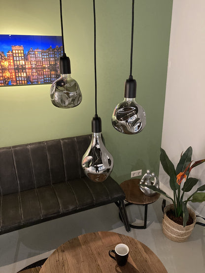 rail hanglampen voor de eettafel