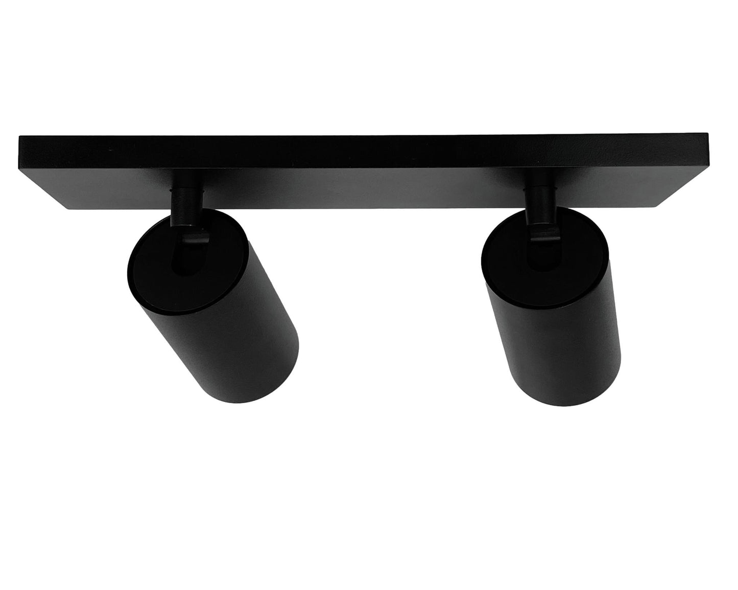 Opbouwspot HELIOS dubbel GU10 - zwart