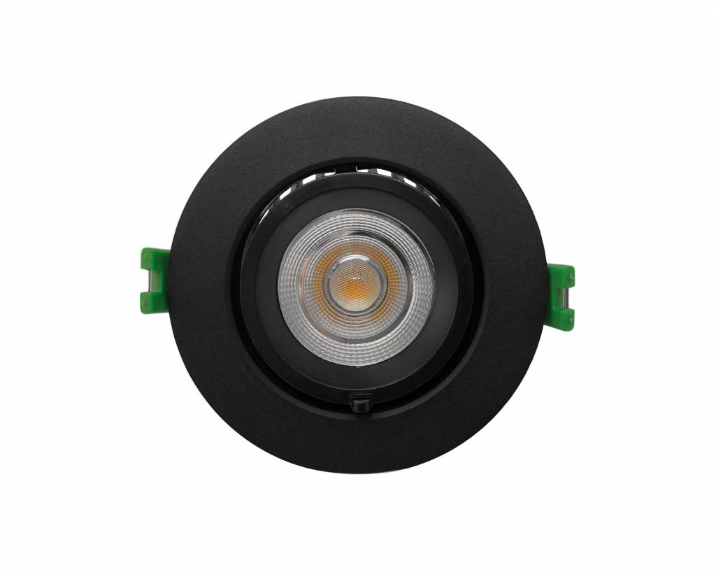 LED downlighter 15W banaanspot - zwart