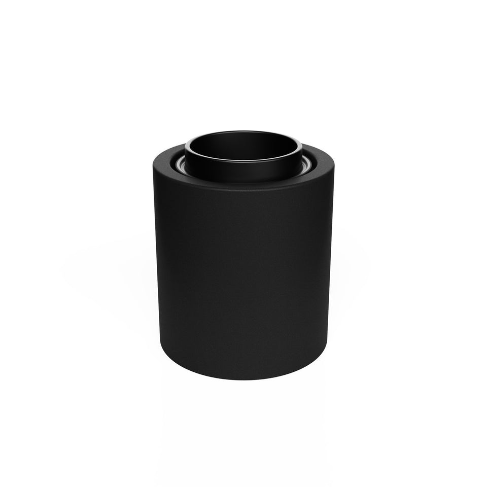 E27 FITTING VOOR LICHTPUNT PLAFOND-WAND ZWART