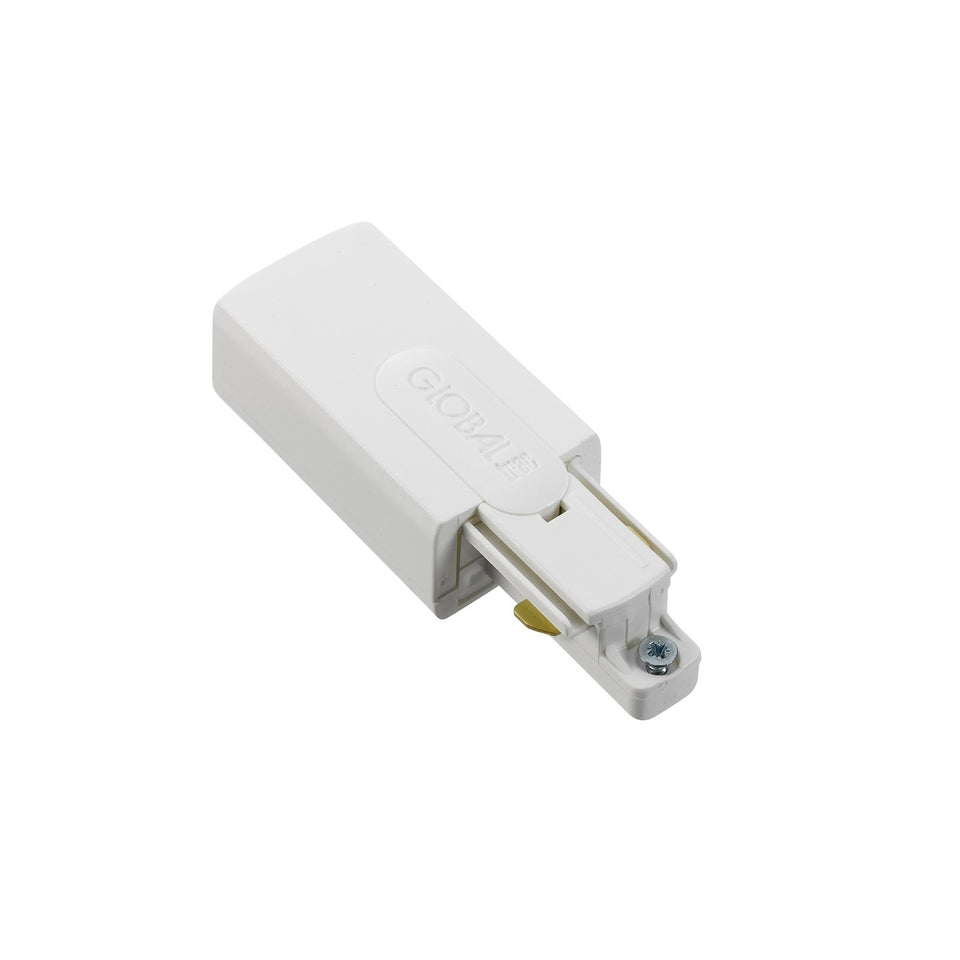 1fase rail wit - rail eindvoeding GB12-3