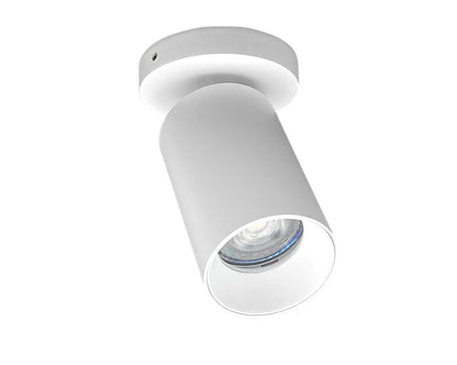 Opbouwspot HELIOS enkel GU10 - wit - rond