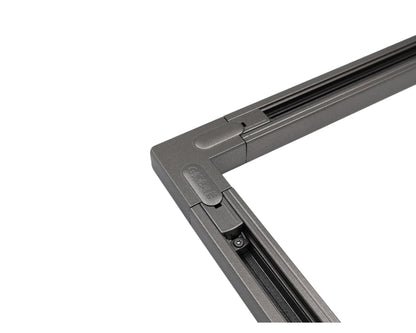 1fase rail Gunmetal - hoekstuk GB34