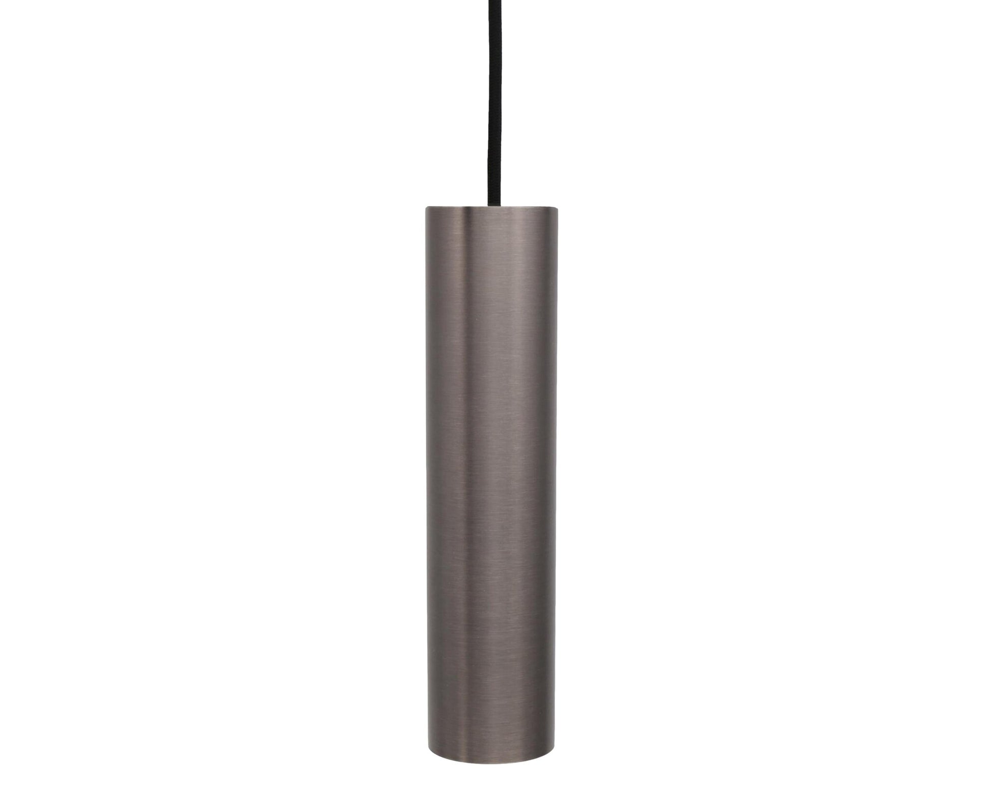 gunmetal pendel hanglamp met GU10 fitting voor railverlichting