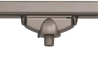champagne kleurige hanglamp connector voor spanningsrail 