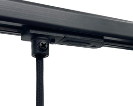1fase rail zwart - hanglamp adapter mini