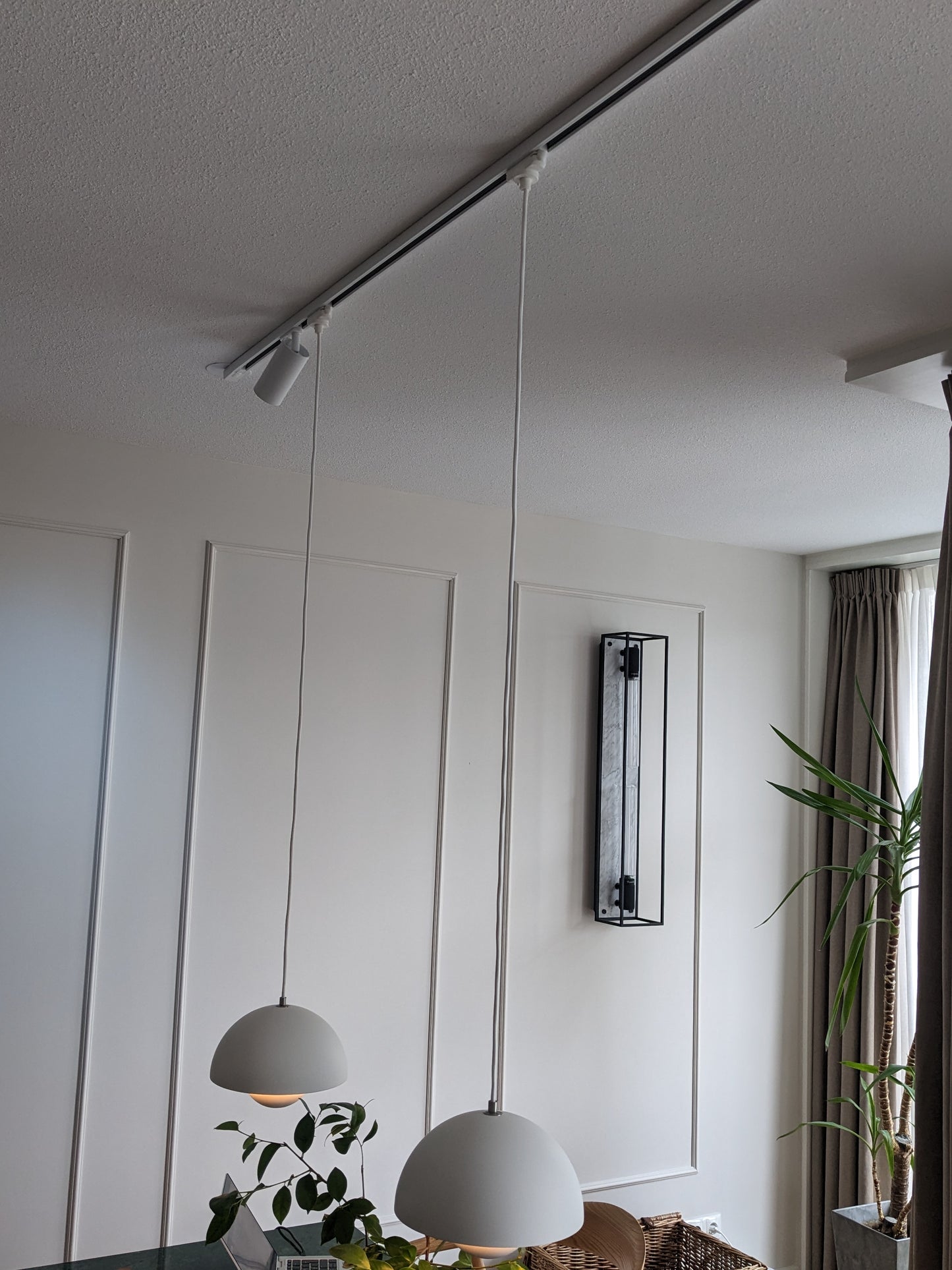 verbindstukje voor eigen hanglamp voor witte 1-fase railverlichting