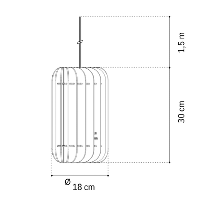 Cirla hanglamp - E27 - 3F