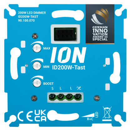 LED Tastdimmer met tastdimmerknop | 0.3-200 Watt | ION INDUSTRIES