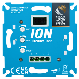 LED Tastdimmer met tastdimmerknop | 0.3-200 Watt | ION INDUSTRIES