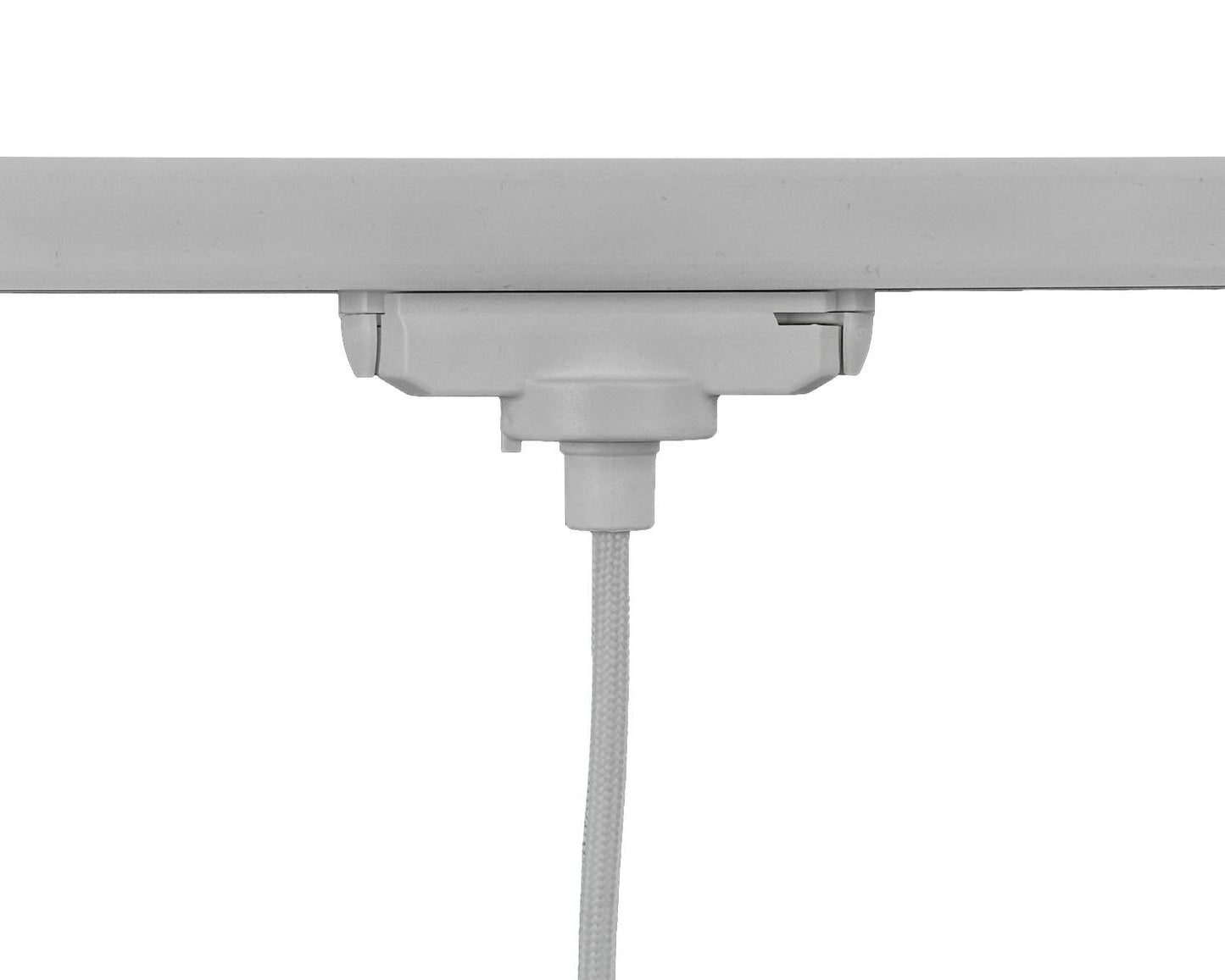 1fase rail grijs - hanglamp adapter compact