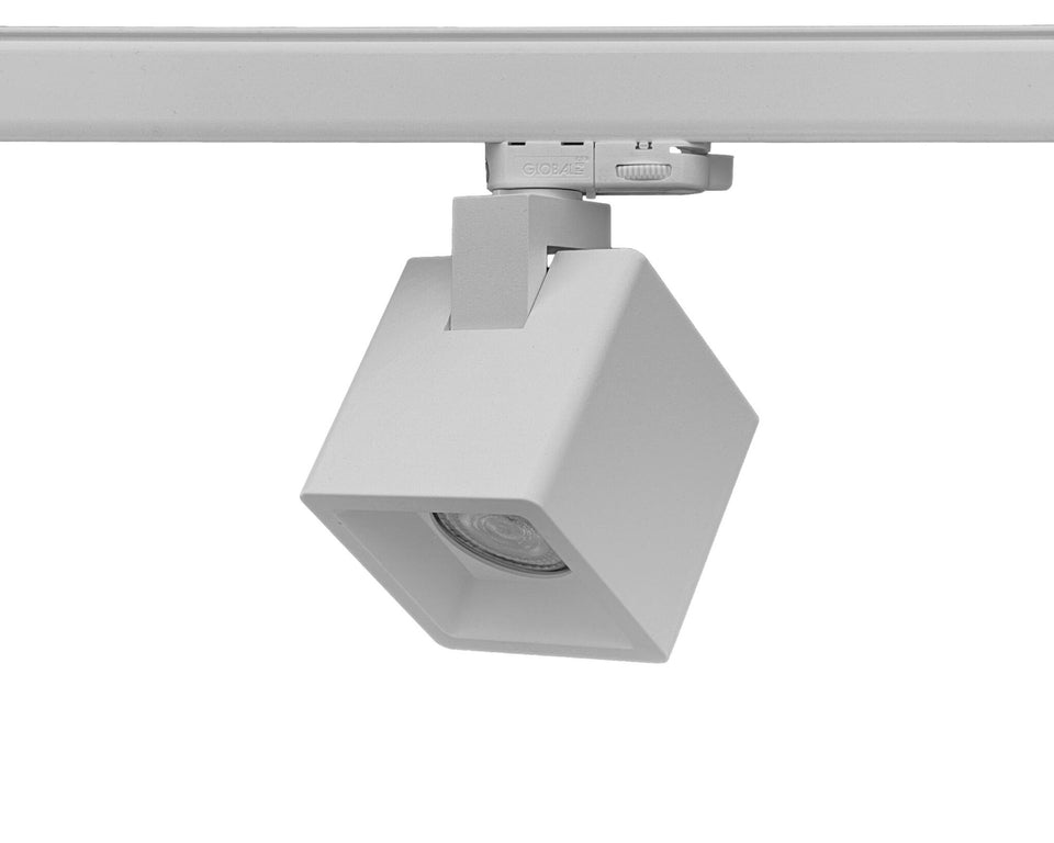 KUBY GU10 railspot grijs voor 3-fase rail