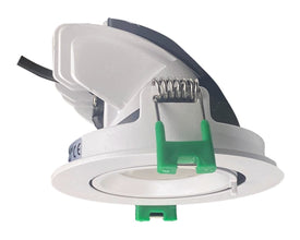 LED downlighter 9W banaanspot - wit