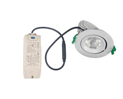 LED downlighter 9W banaanspot - wit
