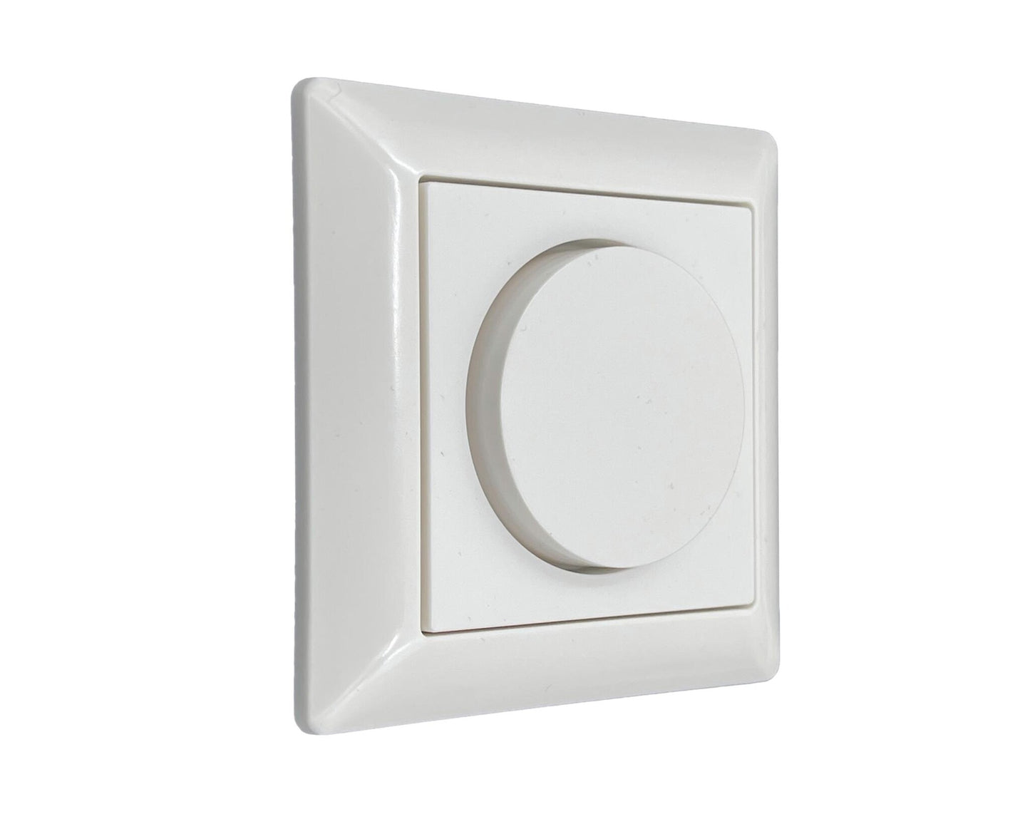JUNG AS 500 afdekraam met dimmerknop alpine wit