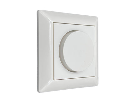 JUNG AS 500 afdekraam met dimmerknop alpine wit