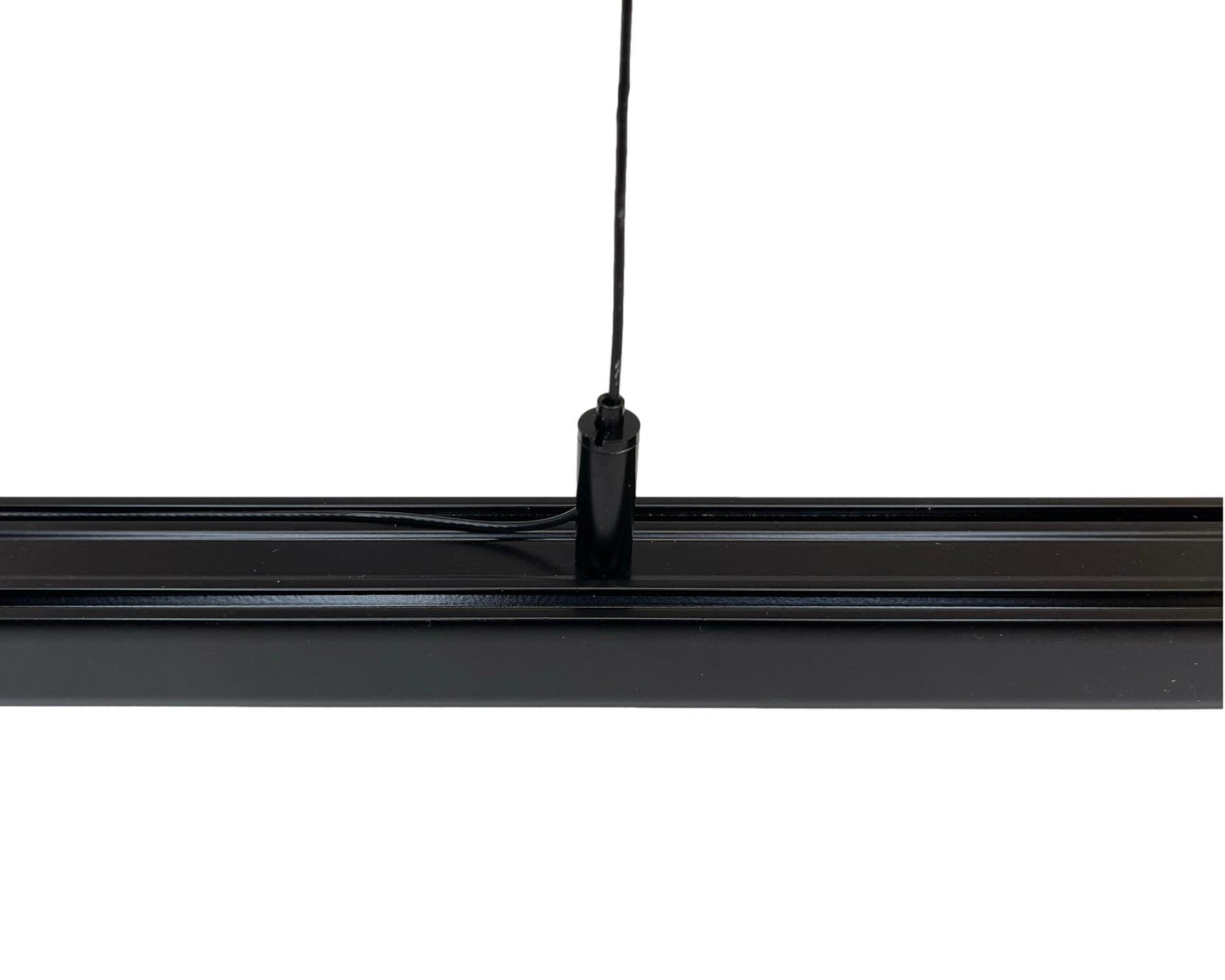 1fase rail zwart - staaldraadset zwart
