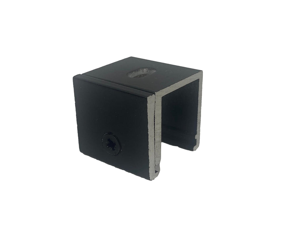 Hoge zwarte railklem 29 mm voor GLOBAL Trac Pro 3-fase rail