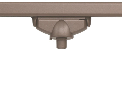 1fase rail Brons - hanglamp adapter
