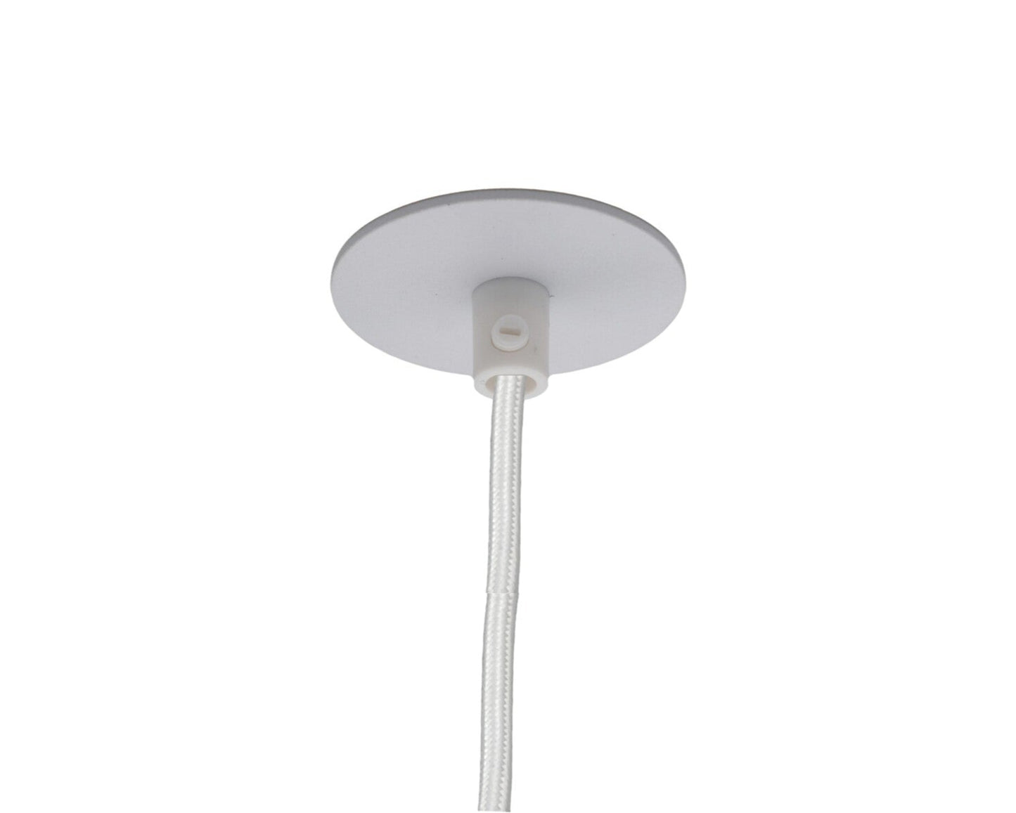 Inbouw plafondkap voor hanglamp wit